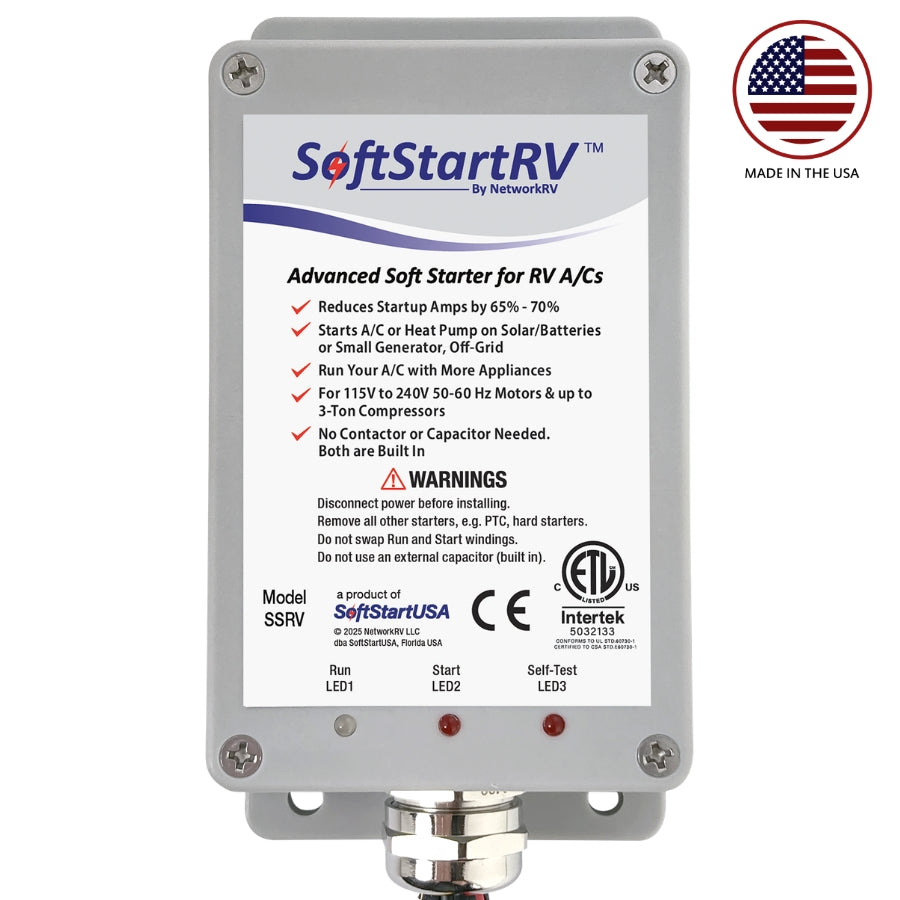 SoftStartRV™ – RV A/C Soft Start Controller For Air Conditioners And Heat Pump Units