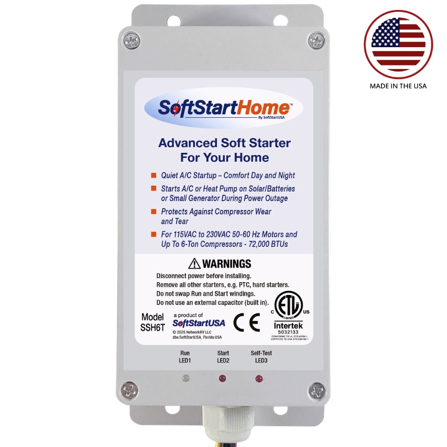 SoftStartHome™ 6-Ton – Soft Start For Air Conditioner And Heat Pump Units