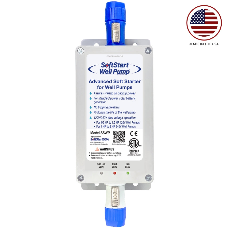 SoftStart Well Pump™ – 120V and 240V Water Well Pump Soft Start Guarantees Uninterrupted Water Supply.