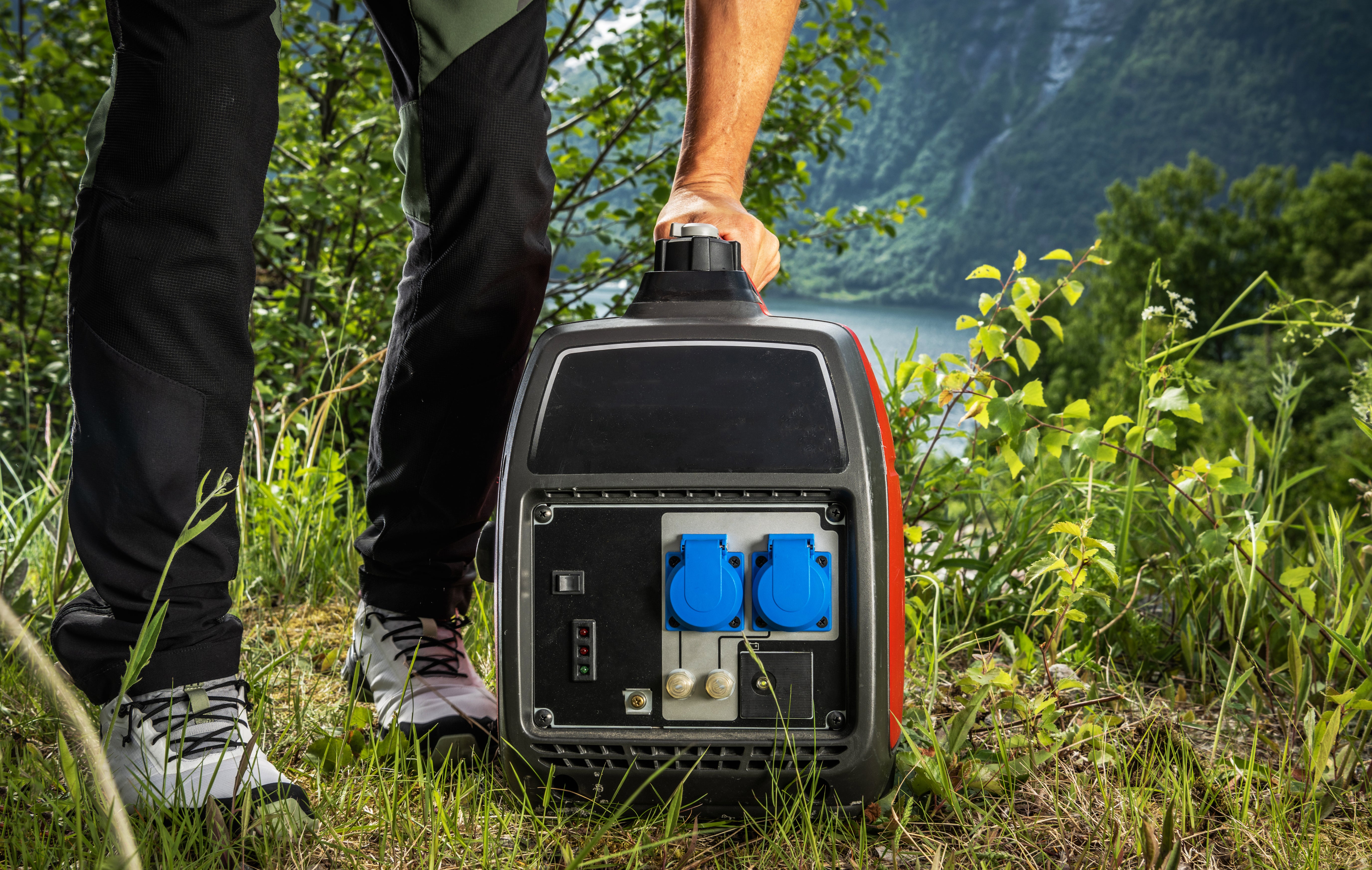 gas operated portable electricity generator
